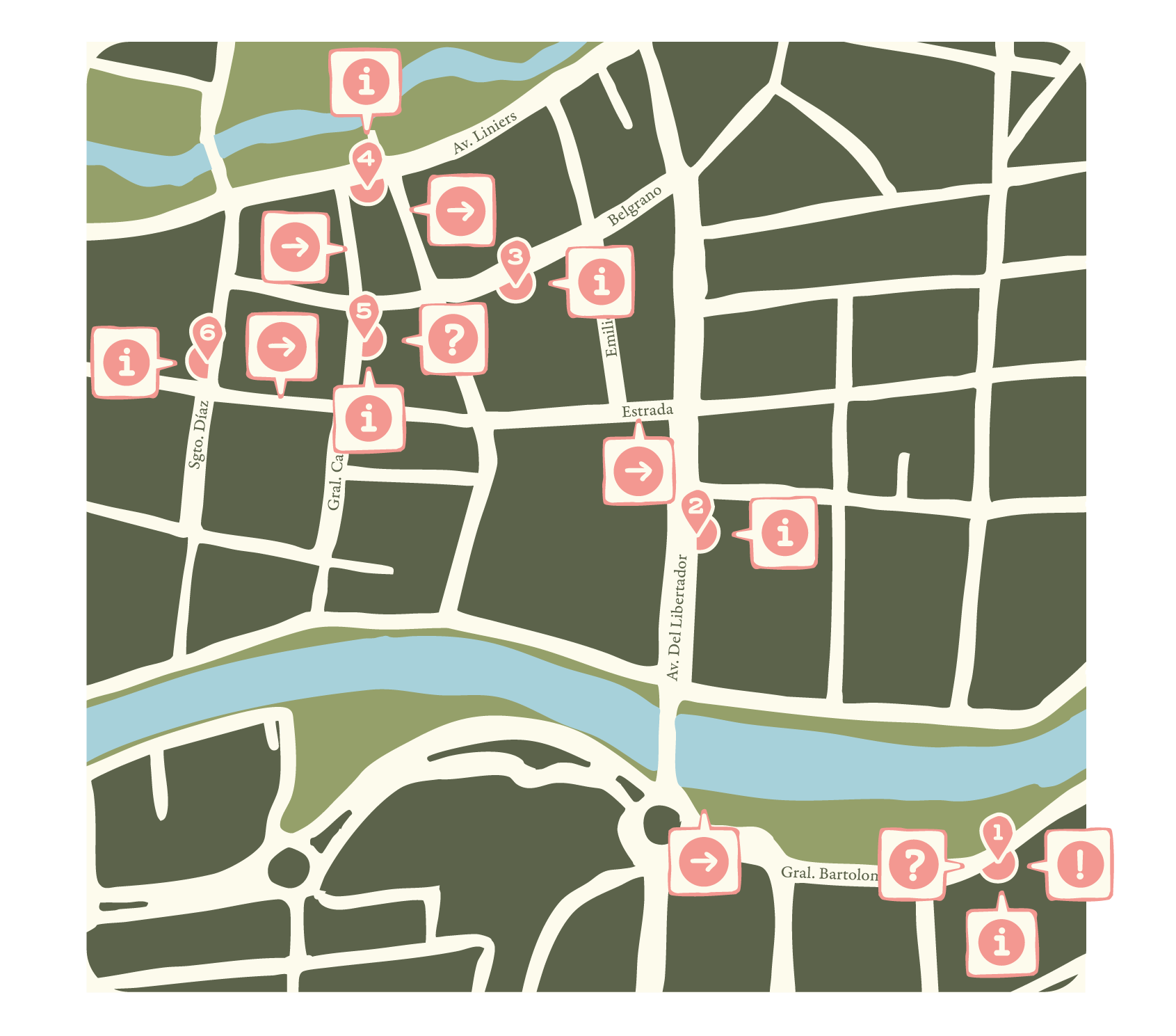 Mapa del recorrido
